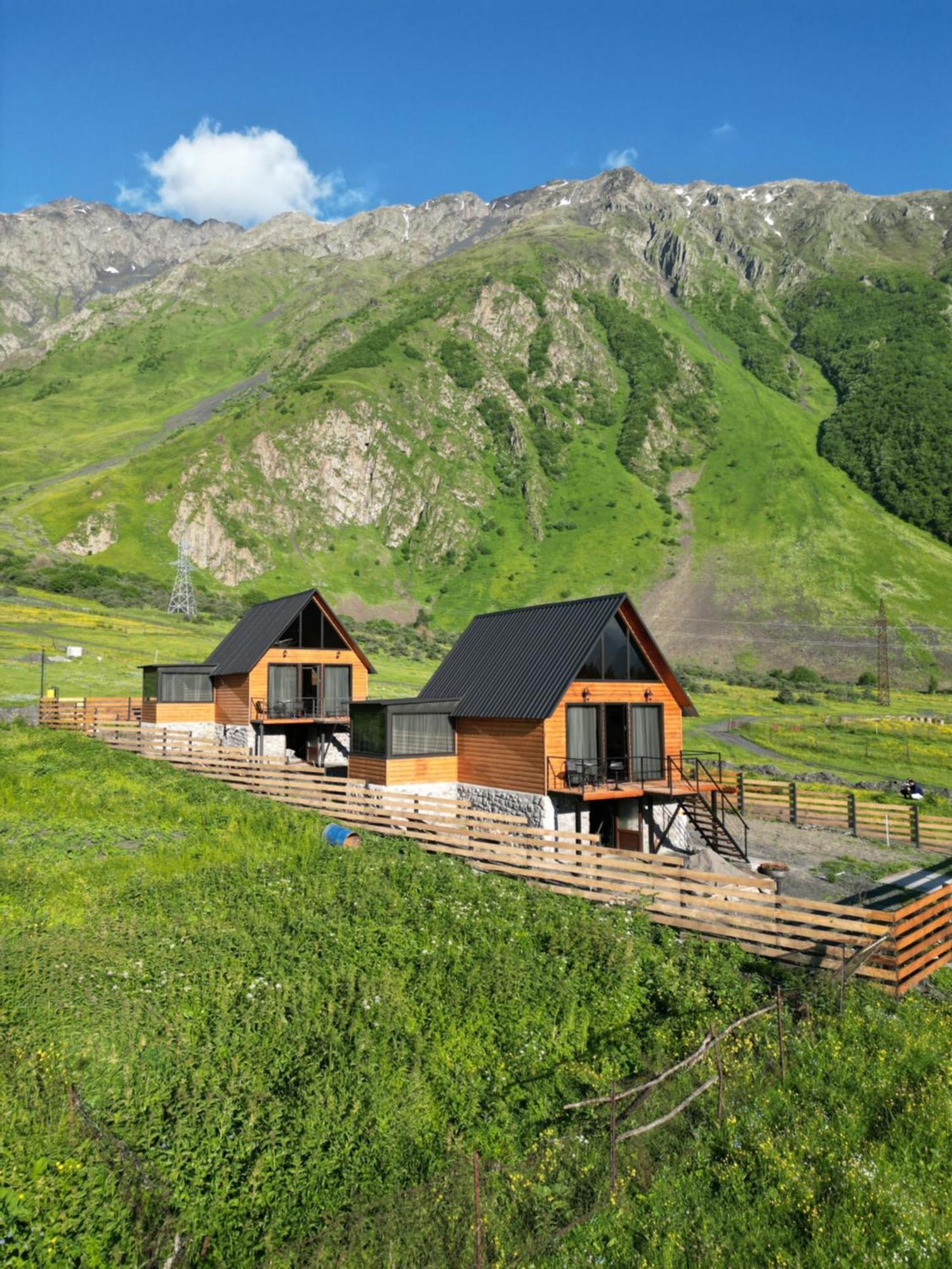 Traveler'S Cottages In Kazbegi エクステリア 写真